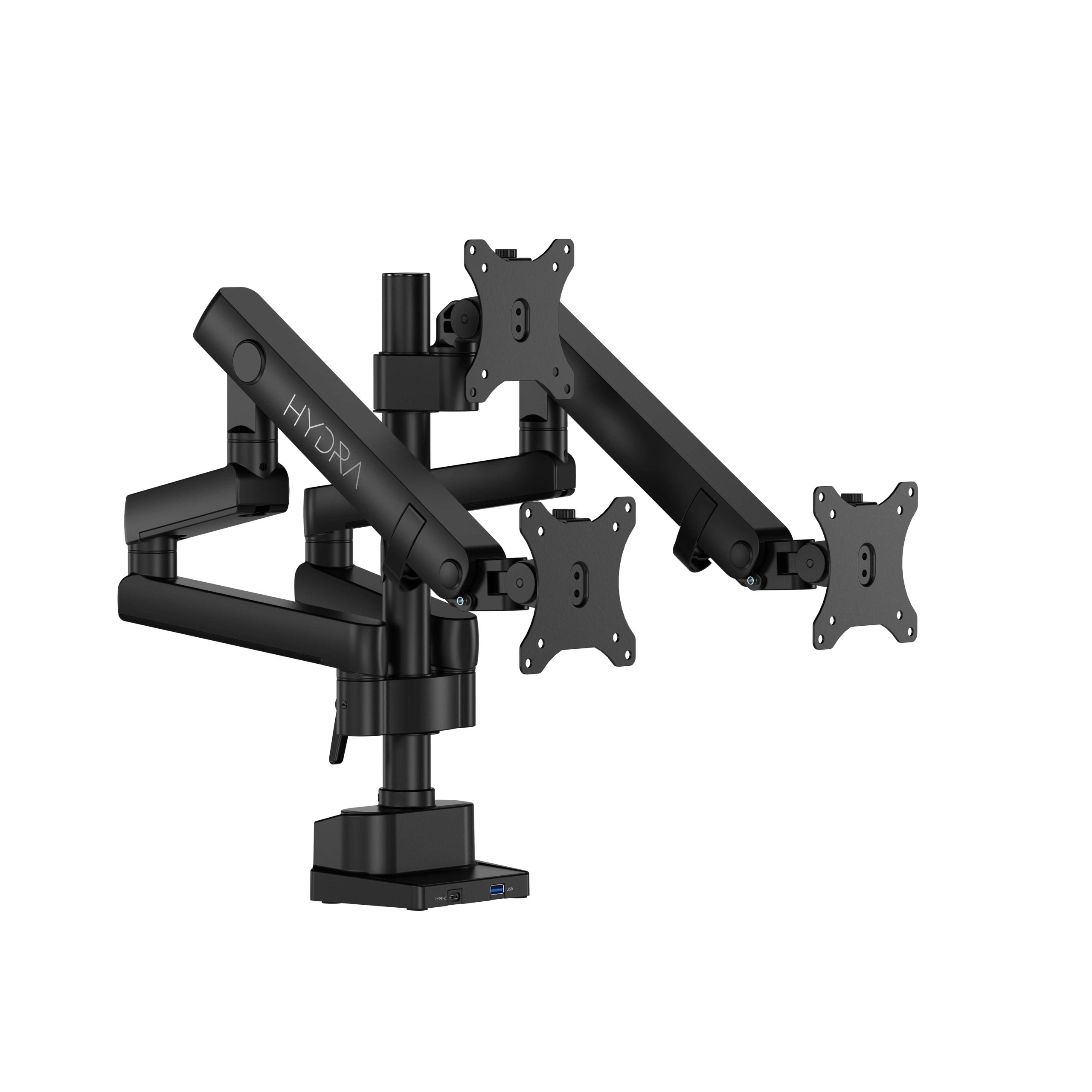 Sades Hydra SA-MS03 Triple Monitor Mount Arm (Max size 27"/9KG Per ARM) - Black - Default Title - Image 3