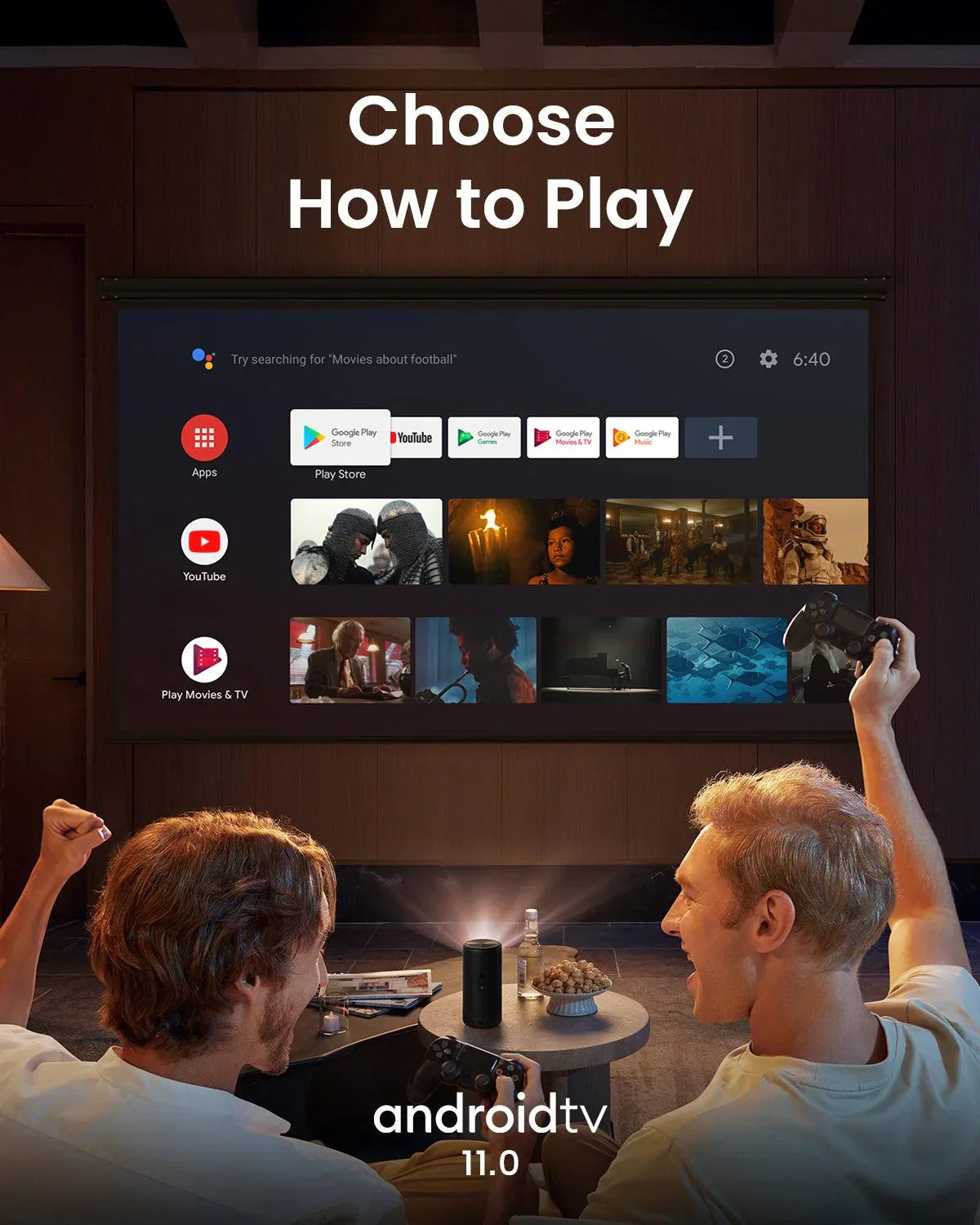 Anker Nebula Capsule 3 Laser, Portable Projector (D2426212) - Black - Black - Image 5