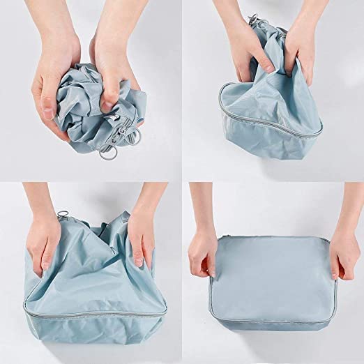 Travel Laundry Pouch Blue 6pcs Set - Default Title - Image 5