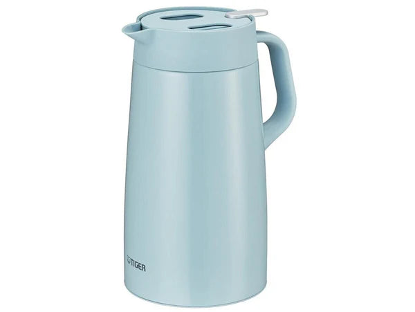 Tiger Stainless Steel Handy Jug 1.6 Liter Heat and Cold Retention Capabilities - Aqua Blue - Default Title