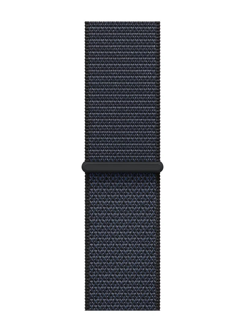 Apple Watch Series 10 GPS 42 mm with Jet Black Aluminium Case with Ink Sport Loop - Default Title - Image 3
