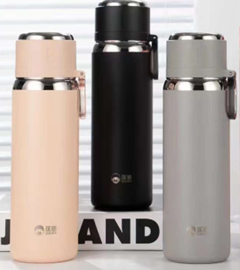 D.kadi KD1077 Water Vacuum Bottle - 500ML - Grey - Image 7