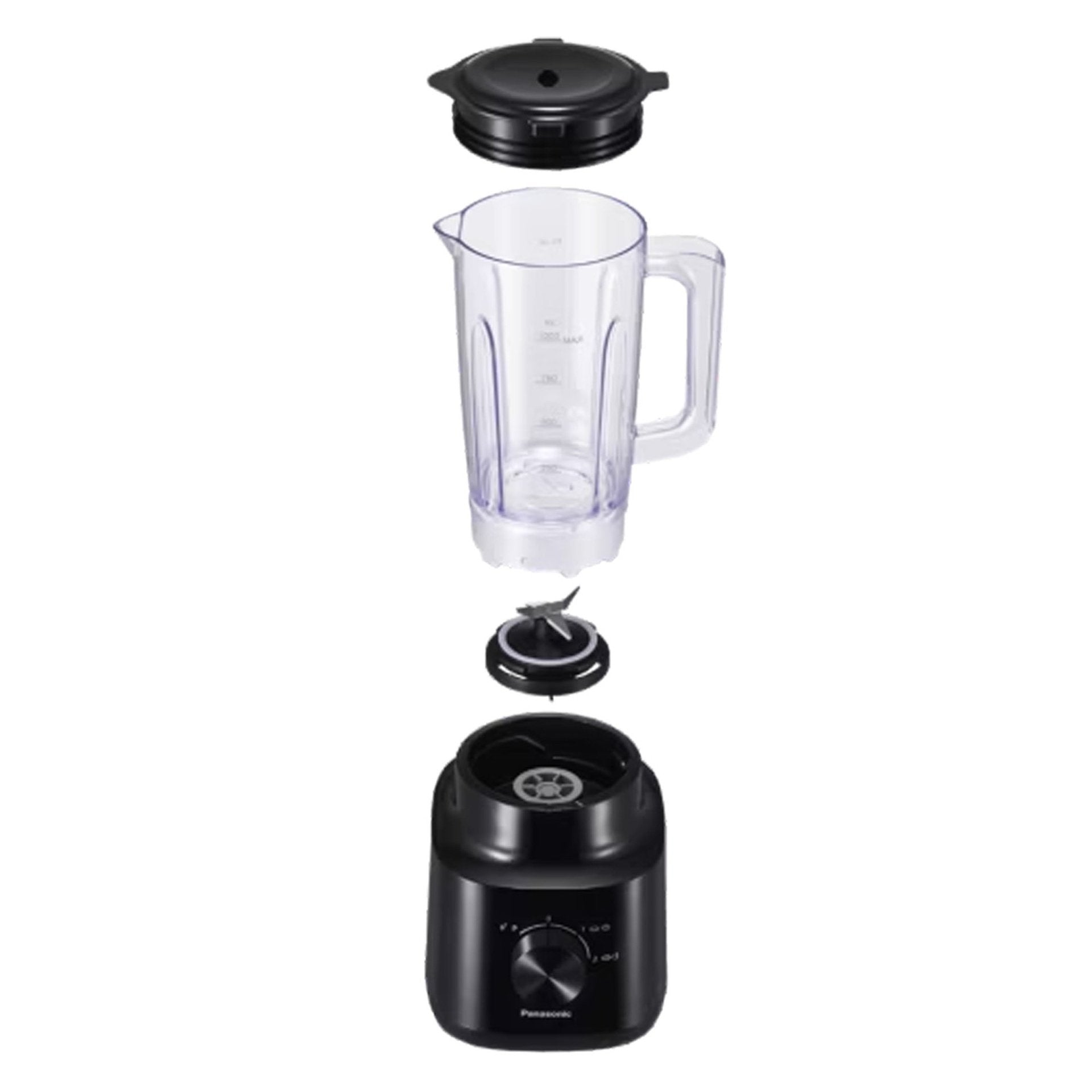 Panasonic MX-CP3121KTZ, Blender with 2 Dry Mill 1.45L, 450W - Black - Image 4
