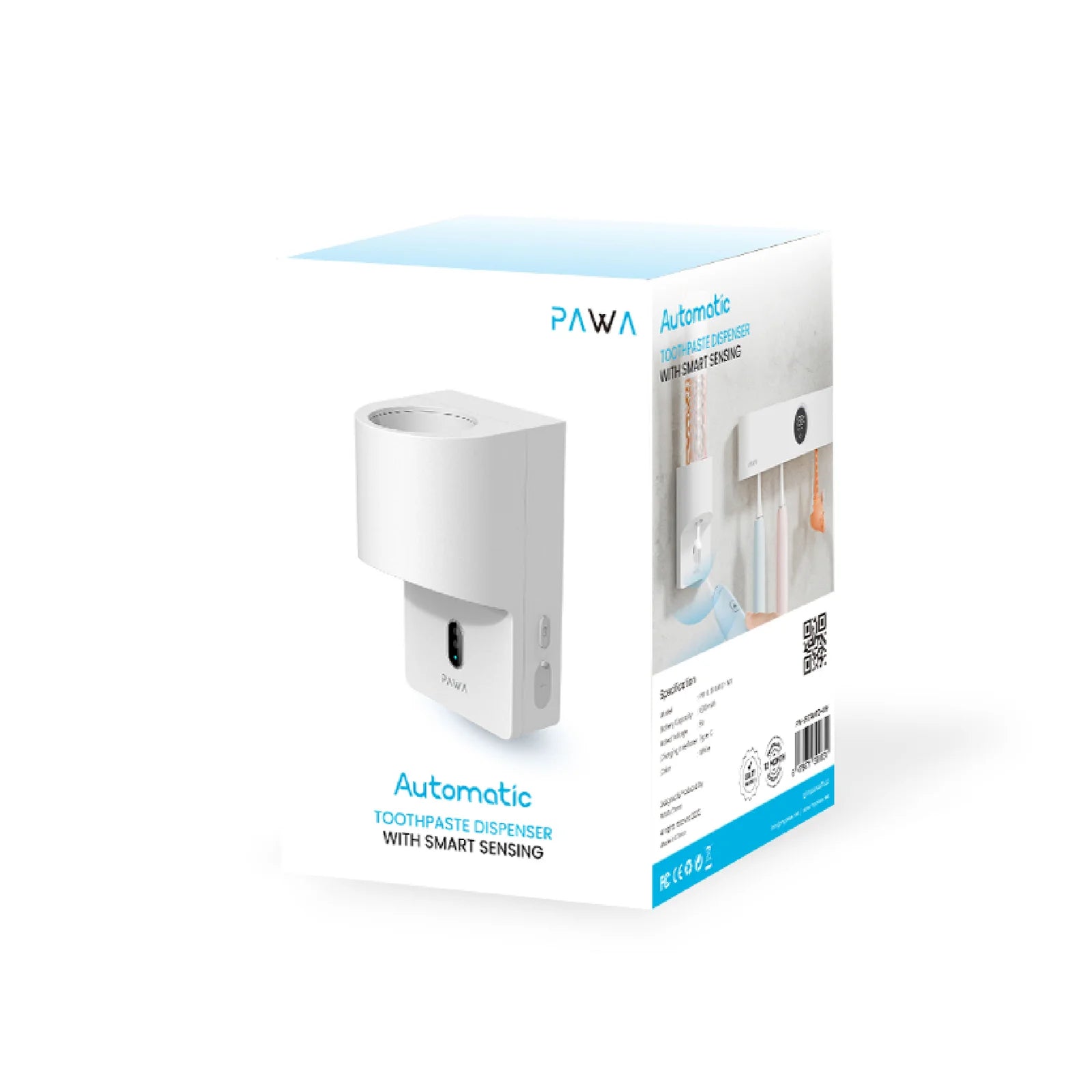 Pawa, Automatic Toothpaste Dispenser With Smart Sensing - White - White - Image 5