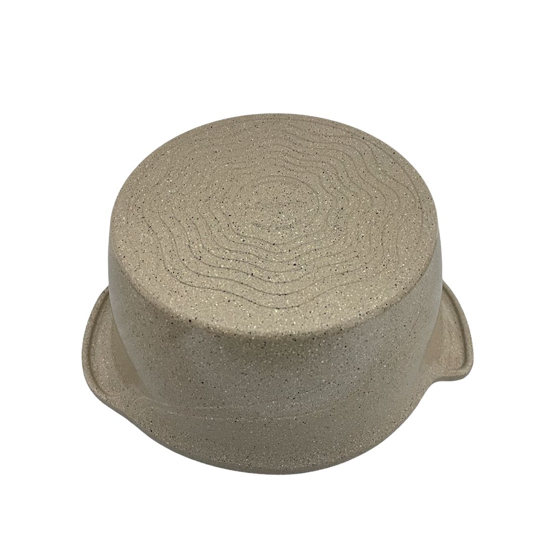 Core Granite Cookware Collection 8 Pcs Set 32+28+24+20cm - Pink - Image 10