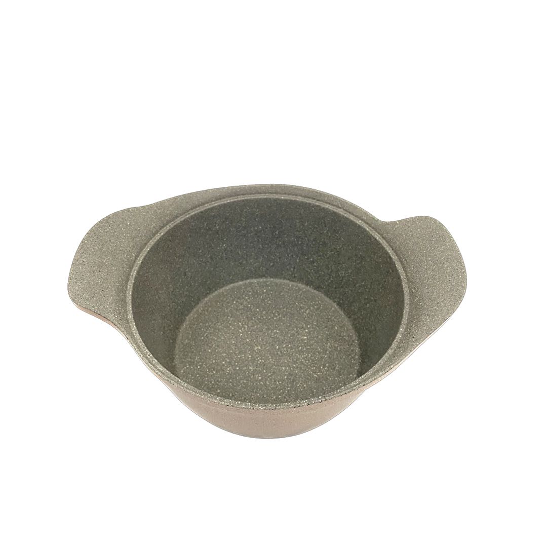 Core Granite Cookware Collection 8 Pcs Set 32+28+24+20cm - Pink - Image 12