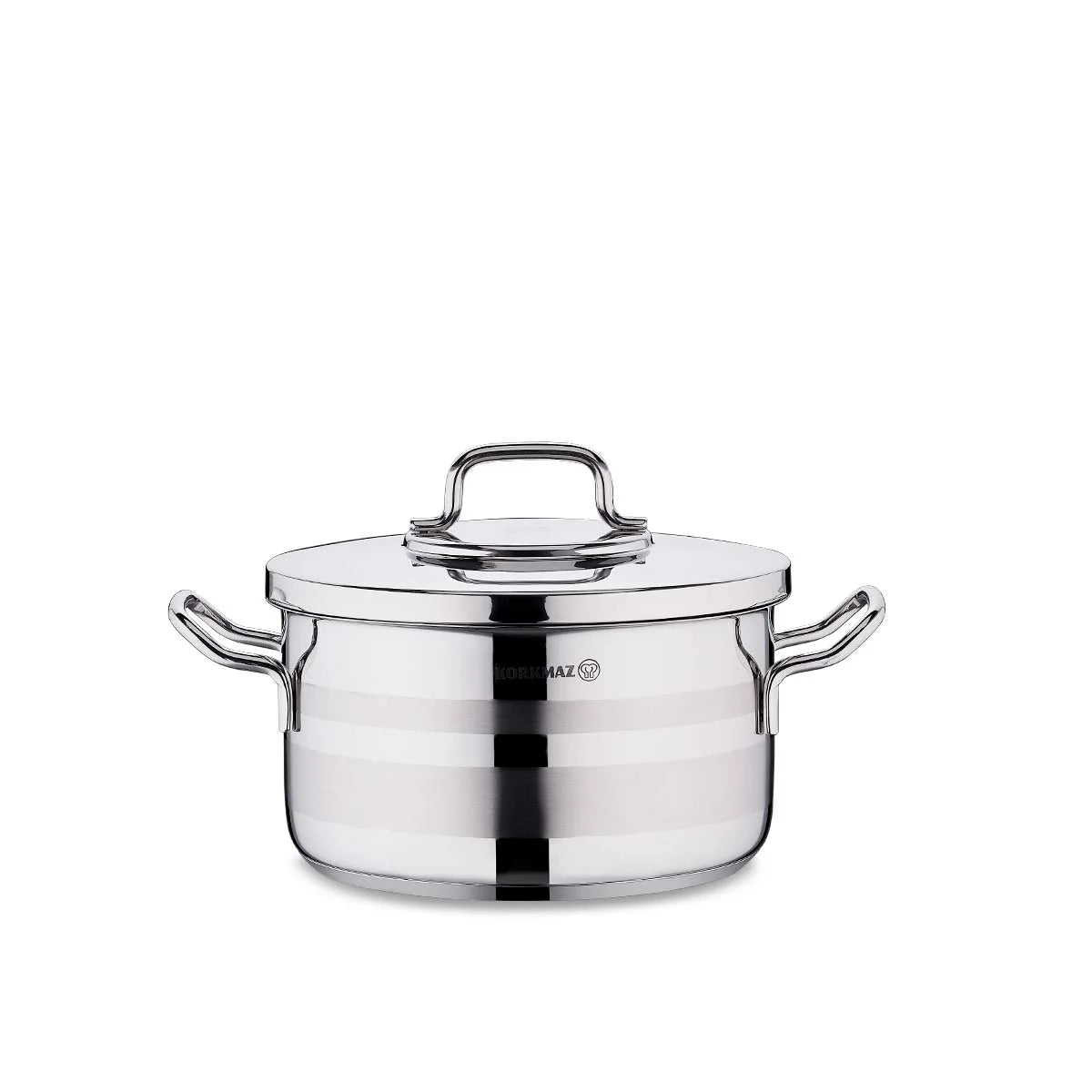 Korkmaz Astra2 A2023 Stainless Steel Casserole – 20x11 cm | 3.3L - Default Title - Image 4