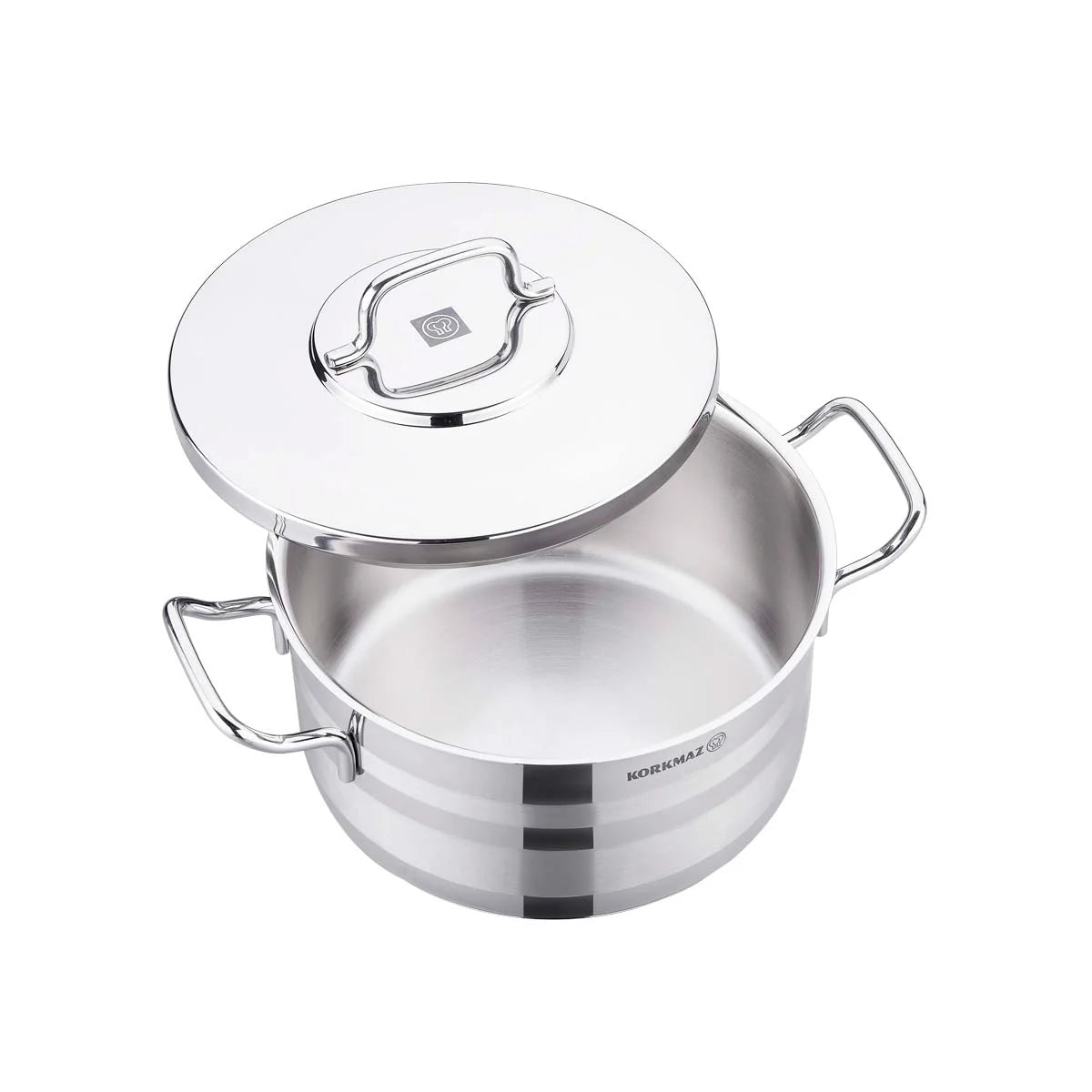 Korkmaz Astra2 A2027 Stainless Steel Casserole – 28x16 cm | 9.5L - Default Title - Image 3