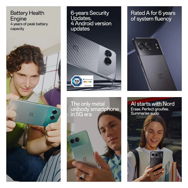 OnePlus Nord 4 5G – 16GB RAM, 512GB Storage, 6.74″ 120Hz AMOLED - Oasis Green - Image 6