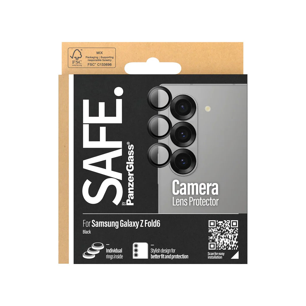 SAFE. by PanzerGlass® Camera Lens Protector Black for Samsung Galaxy Z Fold6 - Default Title - Image 3