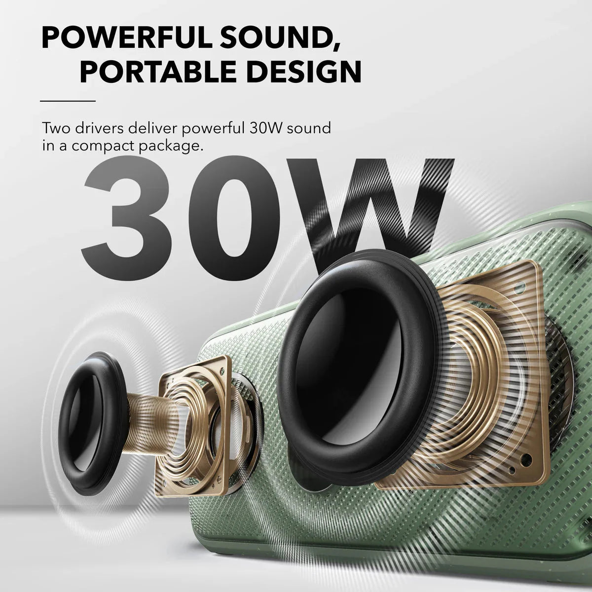 Anker Soundcore Motion N300, Portable Bluetooth Speaker - Green - Image 13