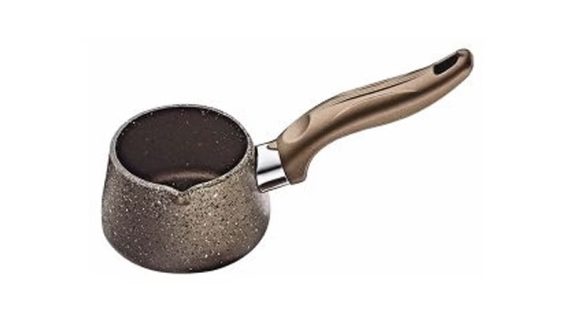 OMS Non-Stick Granite Coffee Pot - Size 4 - Brown