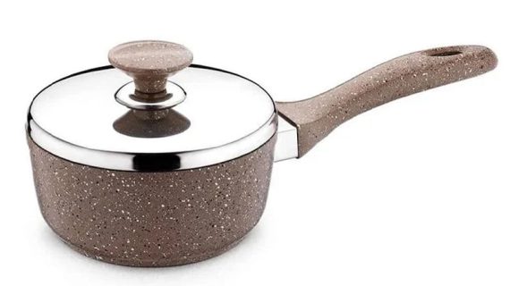 Saflon 18 cm Saucepan With Lid – Non-Stick, 1.75L Capacity