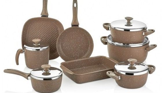Saflon Granite Cookware Set - 13 Pieces
