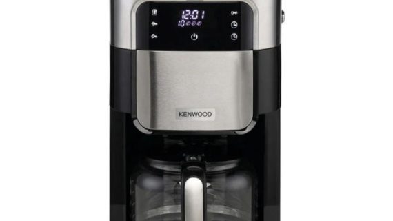 Kenwood Grind and Brew Coffee Maker 1.5L with Built-In Grinder – Black