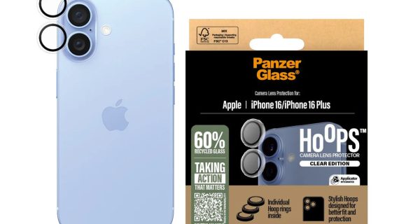 PanzerGlass® 1285, Hoops™ Transparent Lens Protector iPhone 16 | iPhone 16 Plus | Rings
