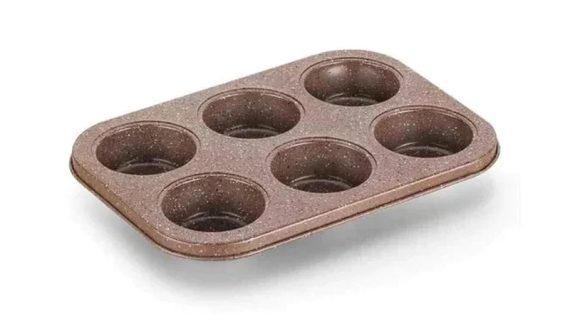 Korkmaz A651 Muffy 6 Cup Muffin Pan