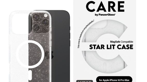 PanzerGlass® 1344 Case Flagship Star Lit w. MagSafe iPhone 16 Pro Max - White