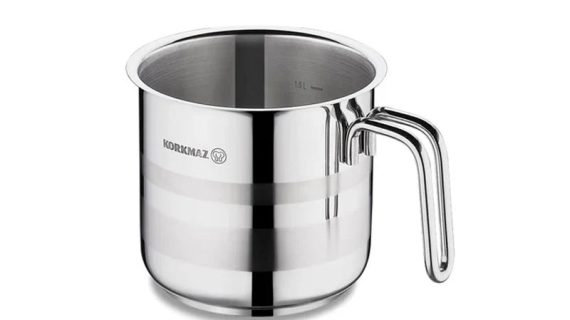 Korkmaz A2045 Milk Pan – 2.0L, 14x14 cm – (ASTRA2 Series)