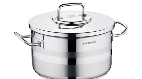 Korkmaz Astra2 A2023 Stainless Steel Casserole – 20x11 cm | 3.3L