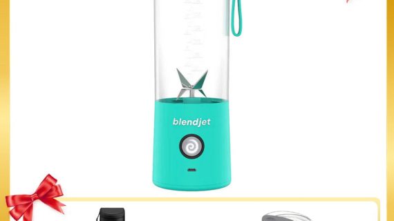 Blendjet V2 Portable Blender 475ml, USB-C Rechargeable with Jetsetter Sleeve and Drinking Lid Free - Mint