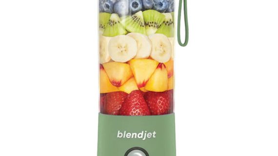 Blendjet V2 Portable Blender 16oz, Smoothie Maker, Fruit Blender, BPA-Free, 475ml, 200W, Sports Bottle, USB-C Rechargeable - Sea Glass