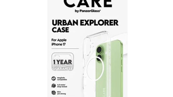 Care by PanzerGlass Flagship Case Transparent Urban Explorer w. White MagSafe iPhone 17, 17 Air, 17 Pro, 17 Pro Max