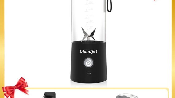 Blendjet V2 Portable Blender 475ml, USB-C Rechargeable with Jetsetter Sleeve and Drinking Lid Free - Black