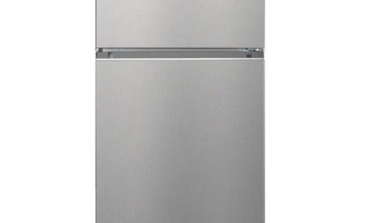 Panasonic Double Door Refrigerator, 410L, Shining Silver, NR-BC535VSKW