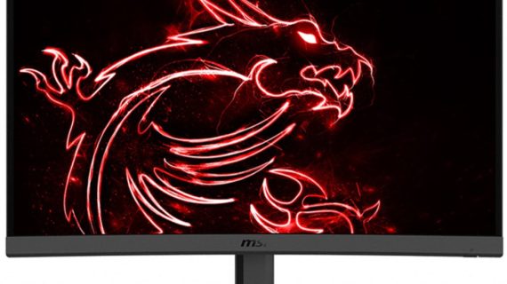 MSI Optix G27C4, 27inch FHD, 165Hz, 1ms, FreeSync Curved Gaming Monitor - Black