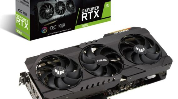 Asus TUF Gaming GeForce RTX 3080 V2 OC Edition 10GB GDDR6X with LHR Gaming Graphics Card