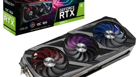 Asus ROG Strix GeForce RTX 3060 Ti V2 OC Edition 8GB GDDR6 Gaming Graphics Card