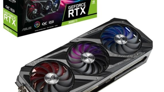 Asus ROG Strix GeForce RTX 3080Ti OC Edition 12GB GDDR6X Gaming Graphics Card