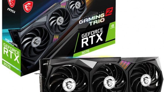 MSI GeForce RTX 3070 GAMING Z TRIO 8G LHR GDDR6 Gaming Graphics Card
