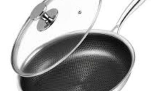 OSFE Fry Pan With Wide Side Glass Lid - 28 cm