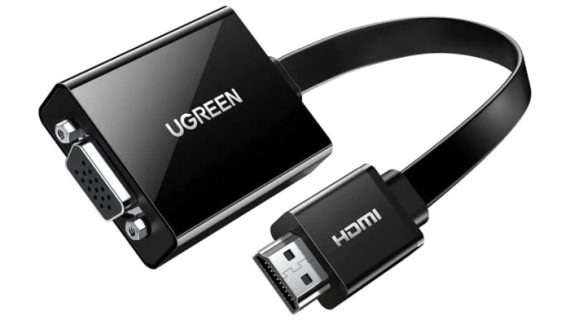 UGREEN HDMI to VGA Converter 25cm (Black)