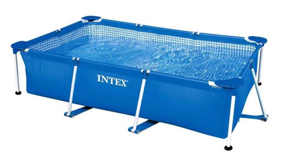 INTEX RECTANGULAR FRAME POOL 260CM X 160CM X 66CM