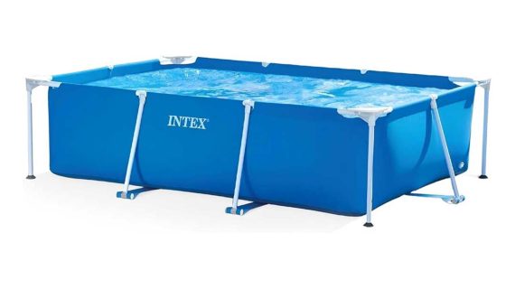 INTEX - rectangular metal frame pool 300 x 200 x 75 cm