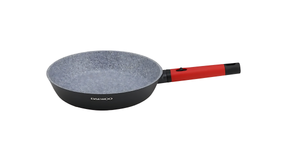 Daewoo Granite Pan 28 cm - Red / Black