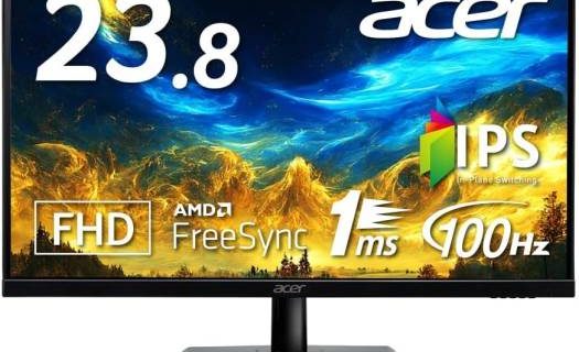 Acer 24", FHD, IPS ,100Hz,1ms, Flat Gaming monitor   EK241YEbmix