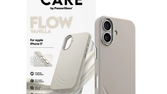 Care by PanzerGlass Feature FLOW Vanilla Case. MagSafe iPhone 17, 17 Air, 17 Pro, 17 Pro Max