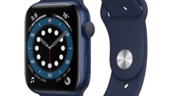 Apple Watch Series 6 GPS + Cellular – 40 mm with Blue Deep Navy Sport Band