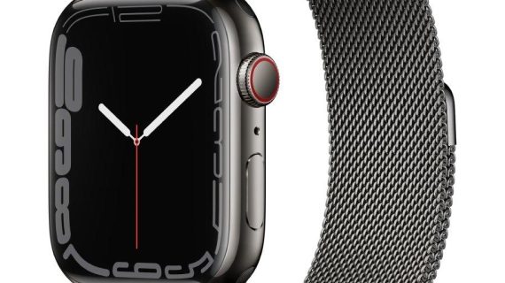 Apple Watch Series 7 Cellular – 45 mm Graphite Stainless Steel Case