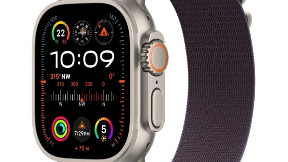 Apple Watch Ultra 2 – GPS + Cellular, 49mm Titanium Case, Indigo Alpine Loop (Medium)