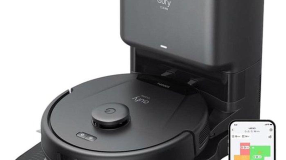 Eufy T2278V11, L60 Hybrid Robot Vacuum Cleaner with Self Empty Station - Black