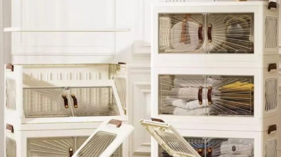 Multifunction eco-friendly storage organizer boxes plastic folding storage cabinet , 3 drawer cabinet , size 66*43*108 cm