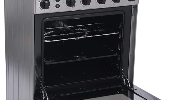 Midea Gas Cooker 60x60, 4 Burners, F-safe, Stainless Steel