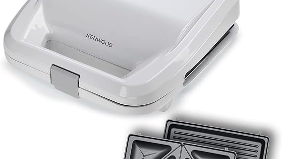 Kenwood Sandwich Maker 2 Plates 750W White - SMP02.000WH
