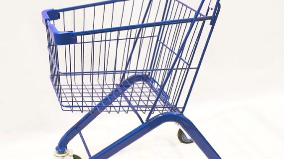 KidKartz Metal Shopping Cart for Kids,  Blue