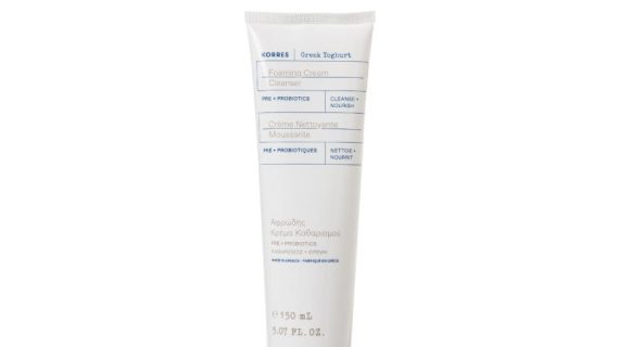 Korres Greek Yoghurt Probiotic Foaming Cream Cleanser 150ml
